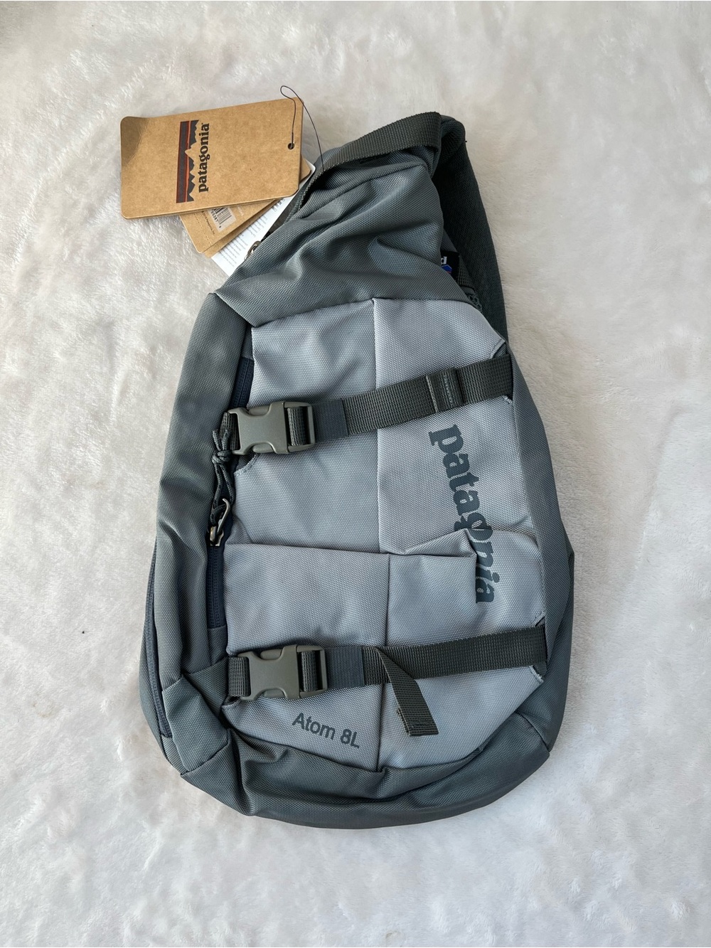 Patagonia Gray Atom 8L Sling Belt Bag